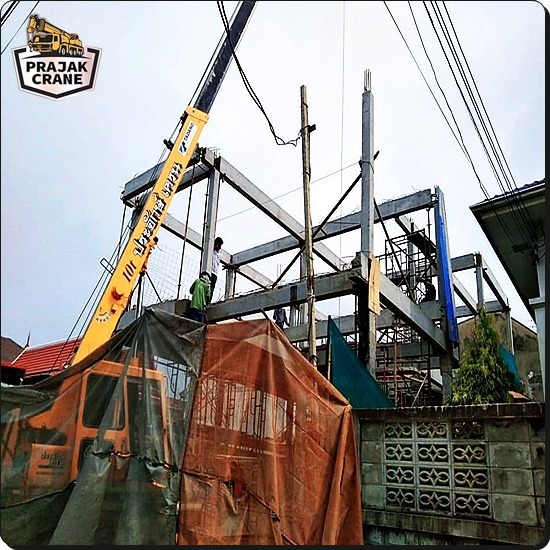 รถเครนนนทบุรี - บริษัท ประจักษ์ เครน จำกัด - เช่ารถเครนไซต์งานก่อสร้างอาคาร  รถเครนนนทบุรี 